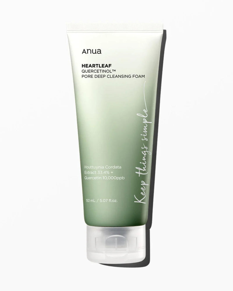 ANUA Heartleaf Quercetinol Pore Deep Cleansing Foam - BESTSKINWITHIN